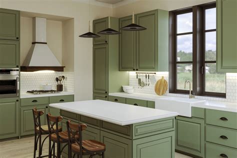 stainless steel appliances with white cabinets green countertop|green kitchen cabinets and white appliances.